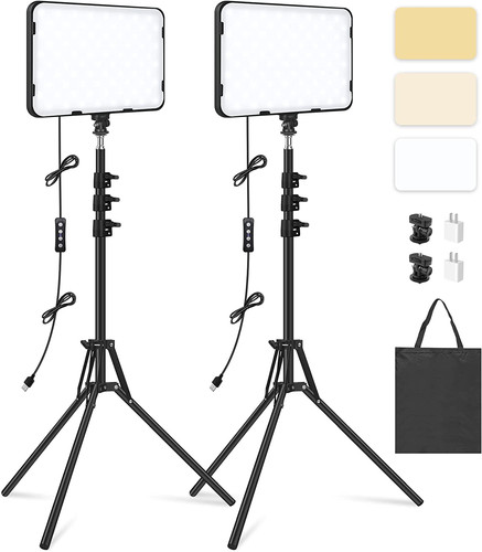 Pack led video light with - pack,